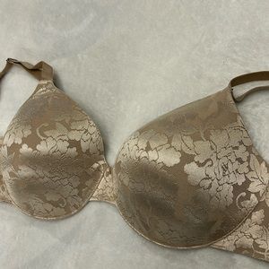 Soma Vanishing Back Full coverage lace bra in nude beige